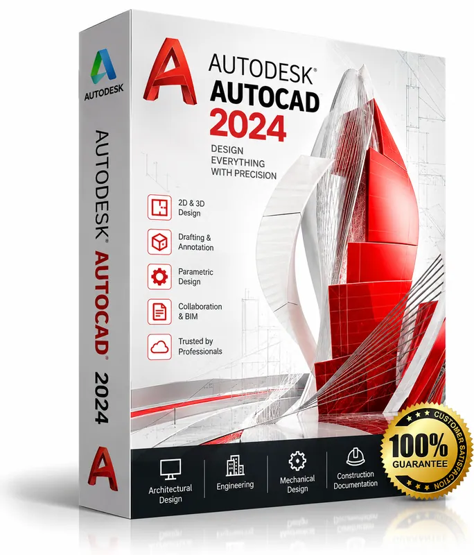 Autodesk AutoCAD 2024 product box
