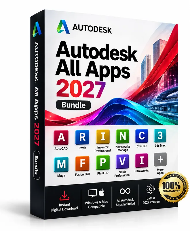 Autodesk All Apps 2027 Bundle product box