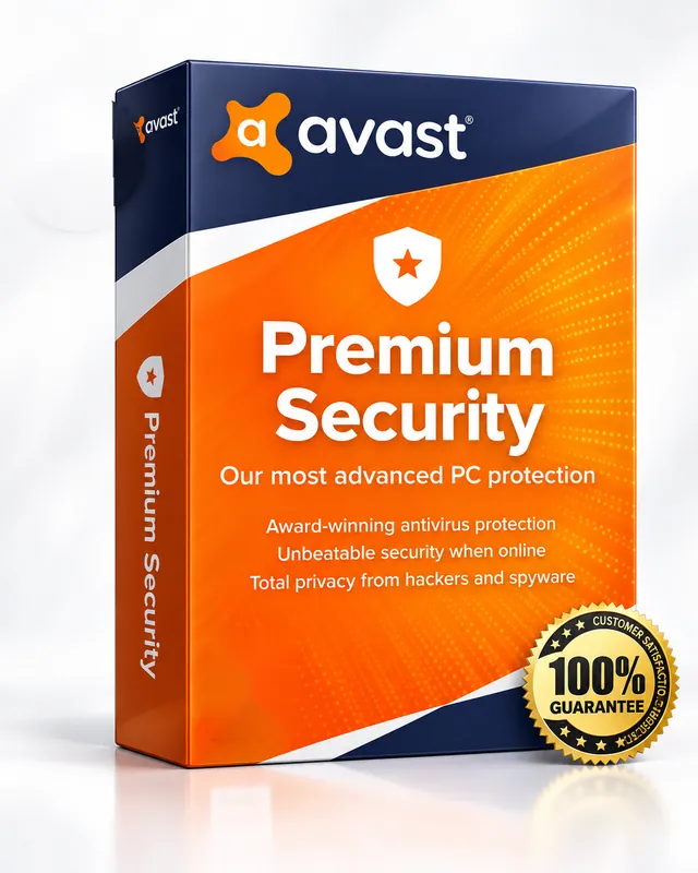 Avast Premium Security for Windows product box