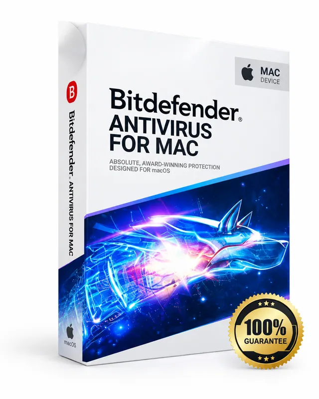 Bitdefender Antivirus for Mac product box