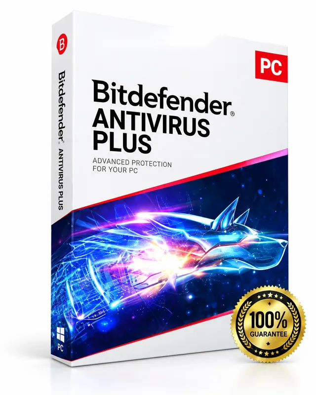Bitdefender Antivirus Plus product box
