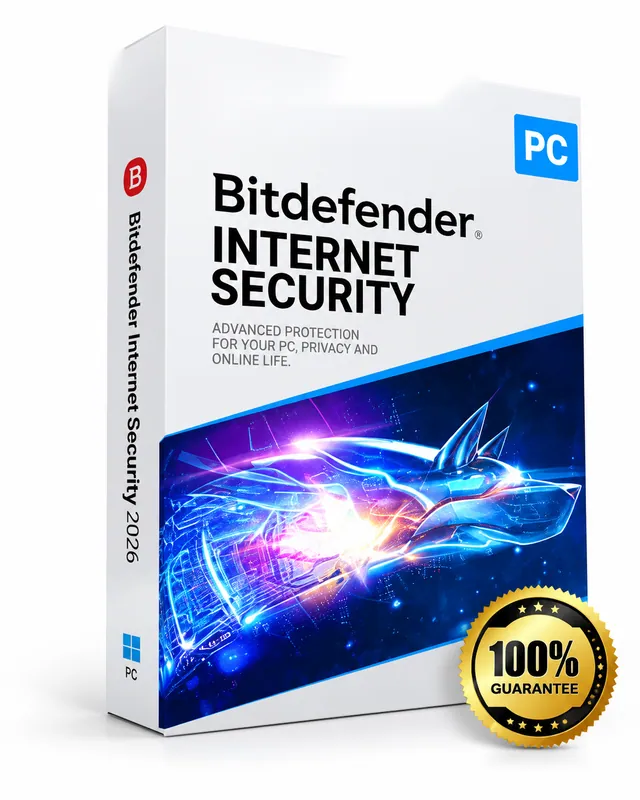 Bitdefender Internet Security product box