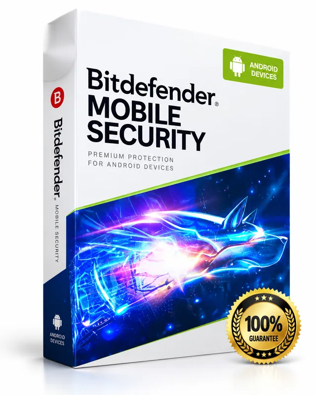 Bitdefender Mobile Security for Android product box