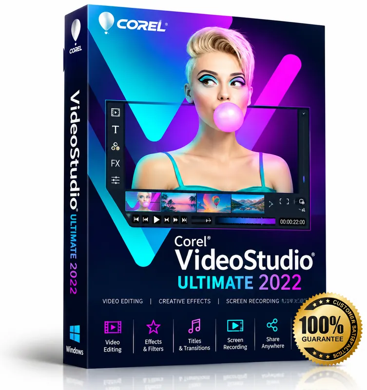 Corel VideoStudio Ultimate 2022 product box