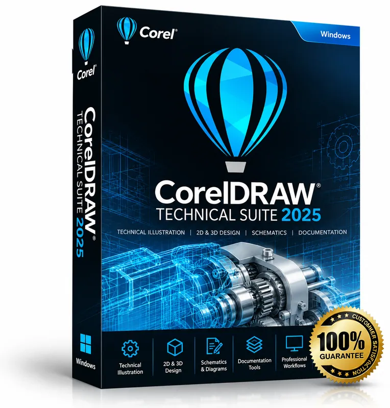 CorelDRAW Technical Suite (Windows) product box