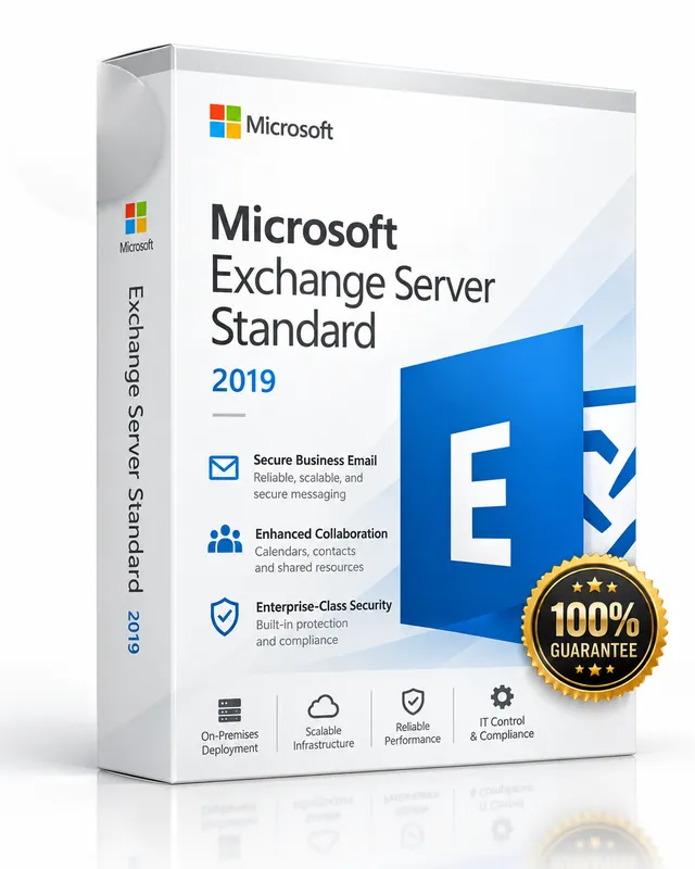 Microsoft Exchange Server 2019 Standard product box