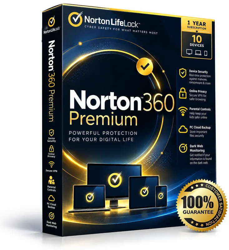 Norton 360 Premium product box
