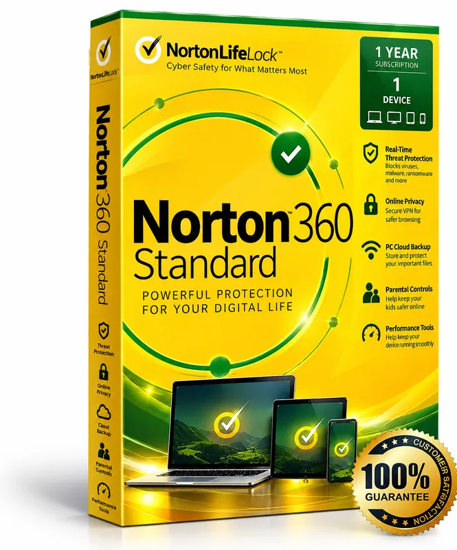 Norton 360 Standard product box
