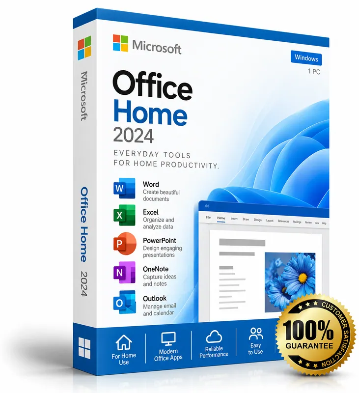 Microsoft Office Home 2024 (Windows) product box