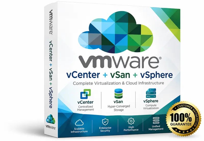 VMware vCenter + vSAN + vSphere 8 Bundle product box