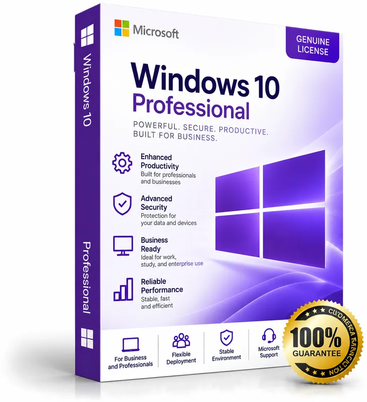 Windows 10 Pro product box