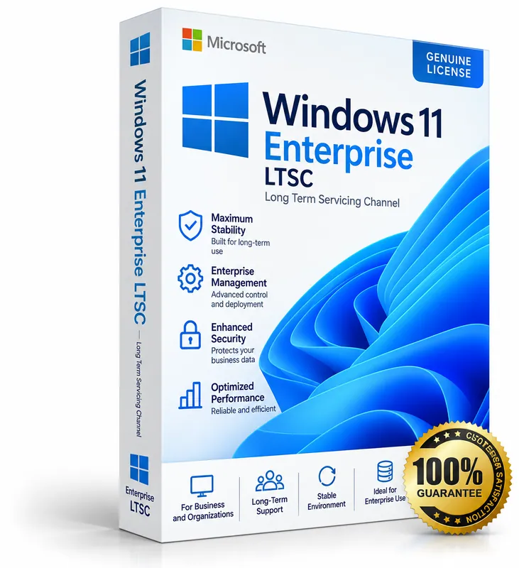 Windows 11 Enterprise LTSC 2024 product box
