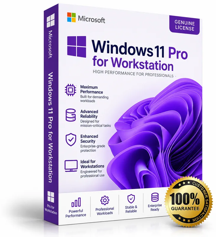 Windows 11 Pro for Workstations product box
